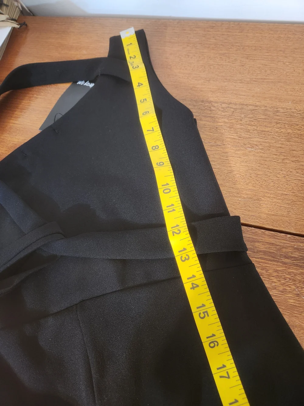 Nasty Gal One-Shoulder Black Wide-Leg Jumpsuit with Buckle Strap - Picture 8 of 14